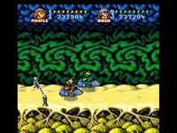 une photo d'Ã©cran de Battletoads in Battlemaniacs sur Nintendo Super Nes